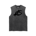Krea8tion Black washed Tank Top