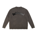 Death Exclaimed Hand-Frayed Sweater