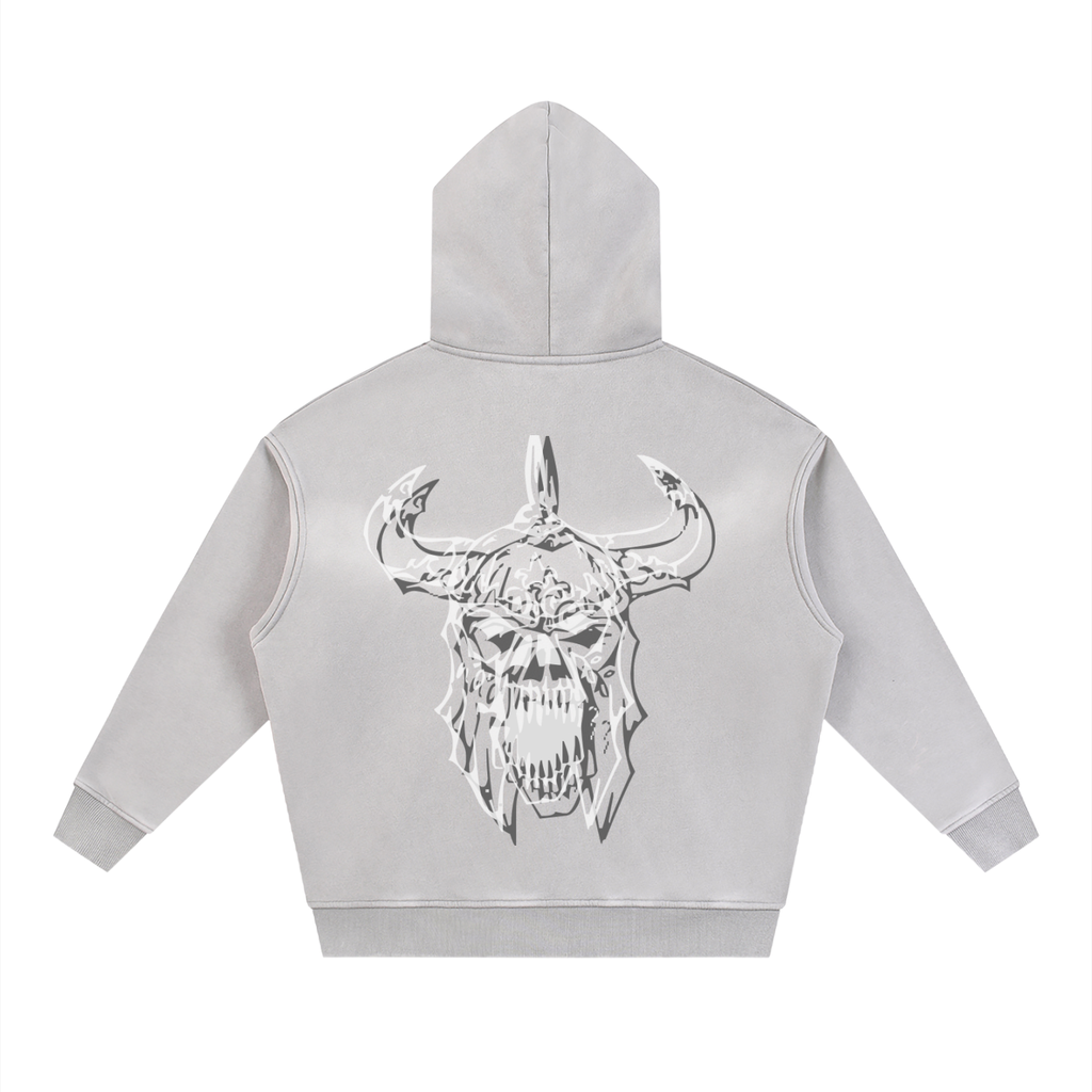 ZombieZ Warrior Two-way Zipper Boxy Hoodie