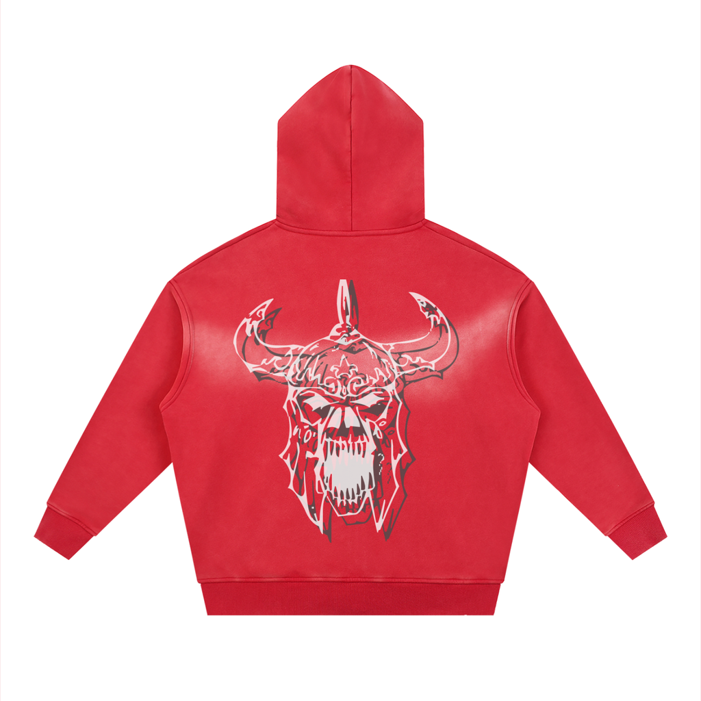 ZombieZ Warrior Two-way Zipper Boxy Hoodie