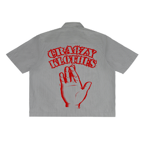 Cra8zy Klothes Stripe Boxy Shirt