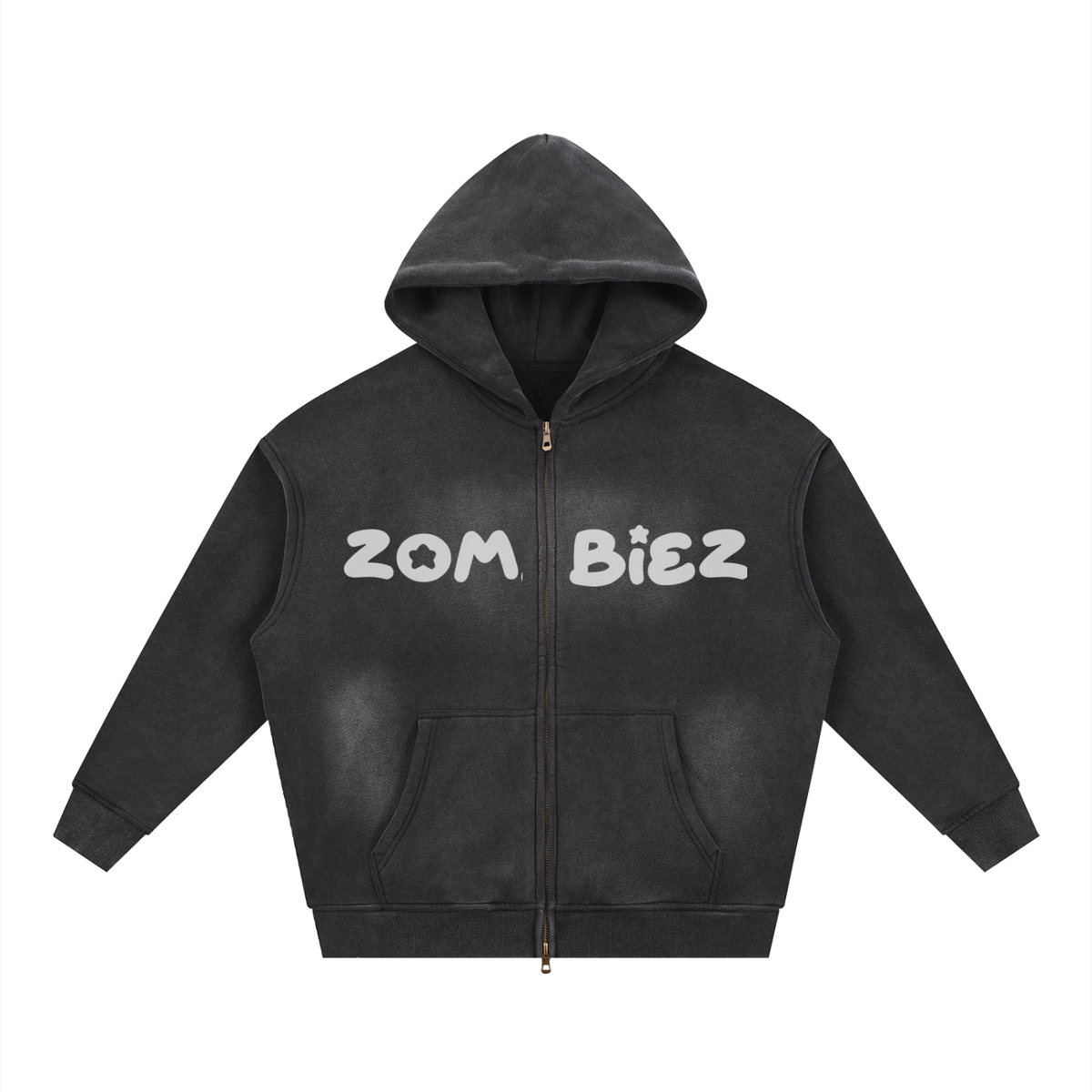 ZombieZ Warrior Two-way Zipper Boxy Hoodie