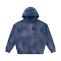 KTS Unisex Sunfade Blue washed Hoodie