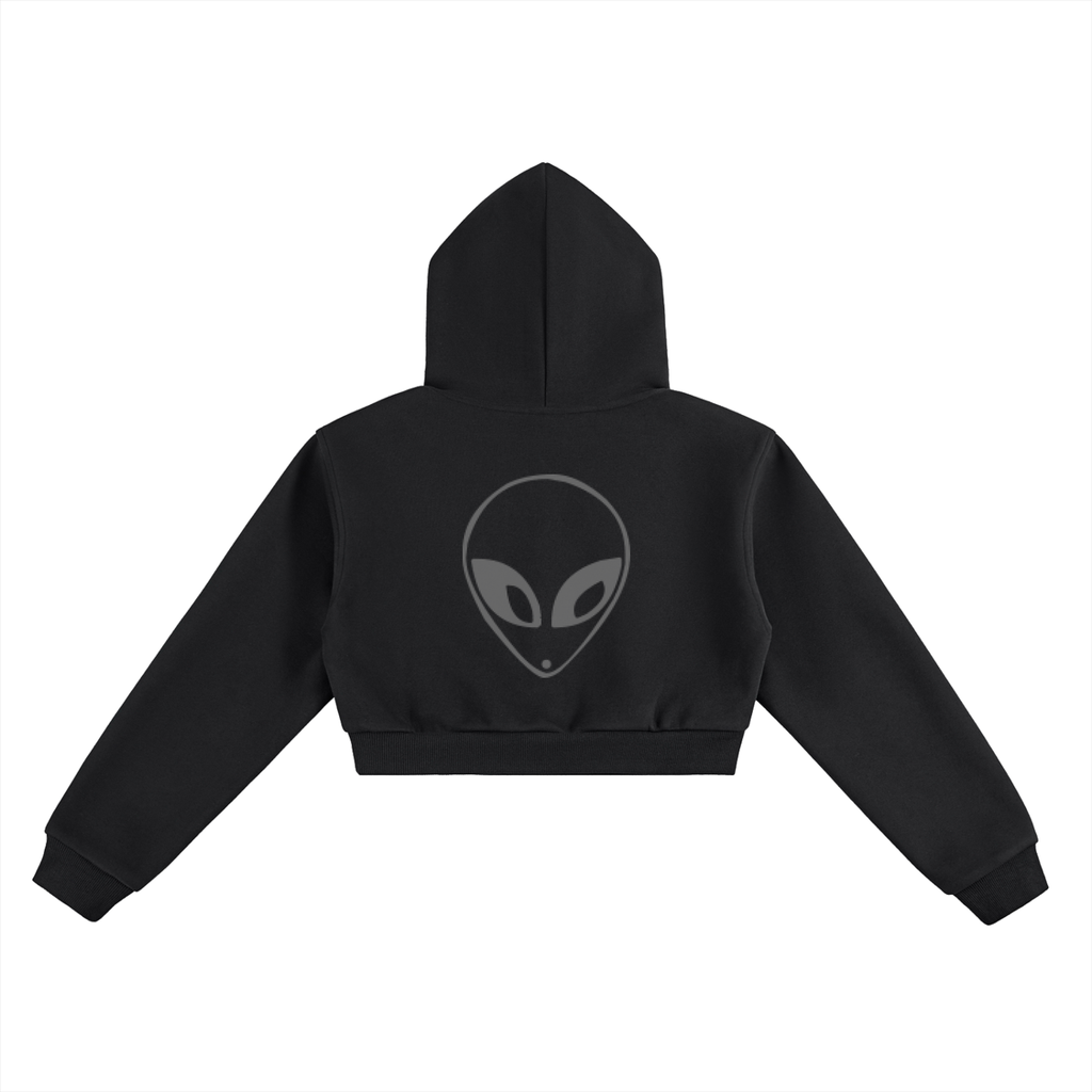 AliEn Eyes Cropped Hoodie