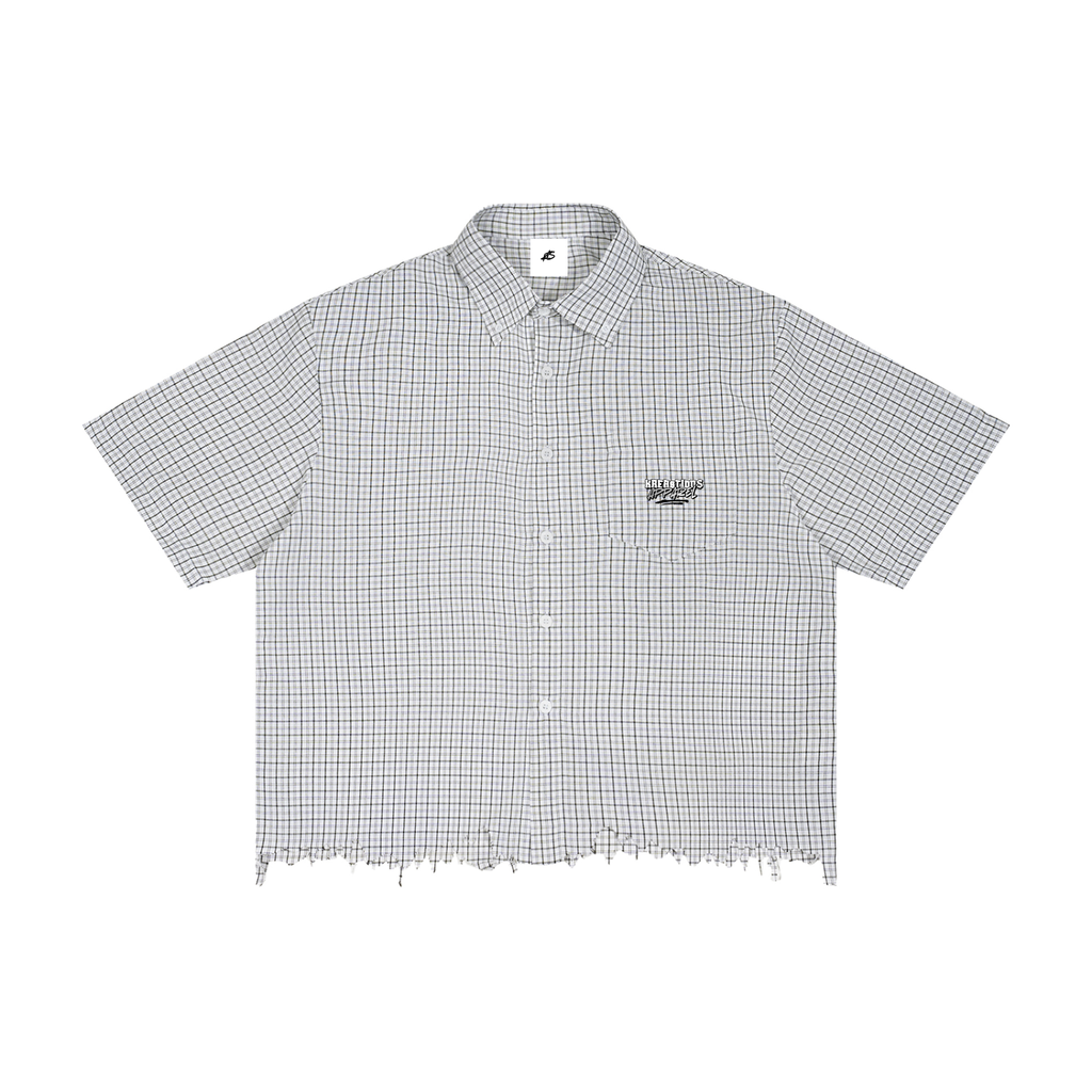 Files Overloaded Plaid Boxy Shirt