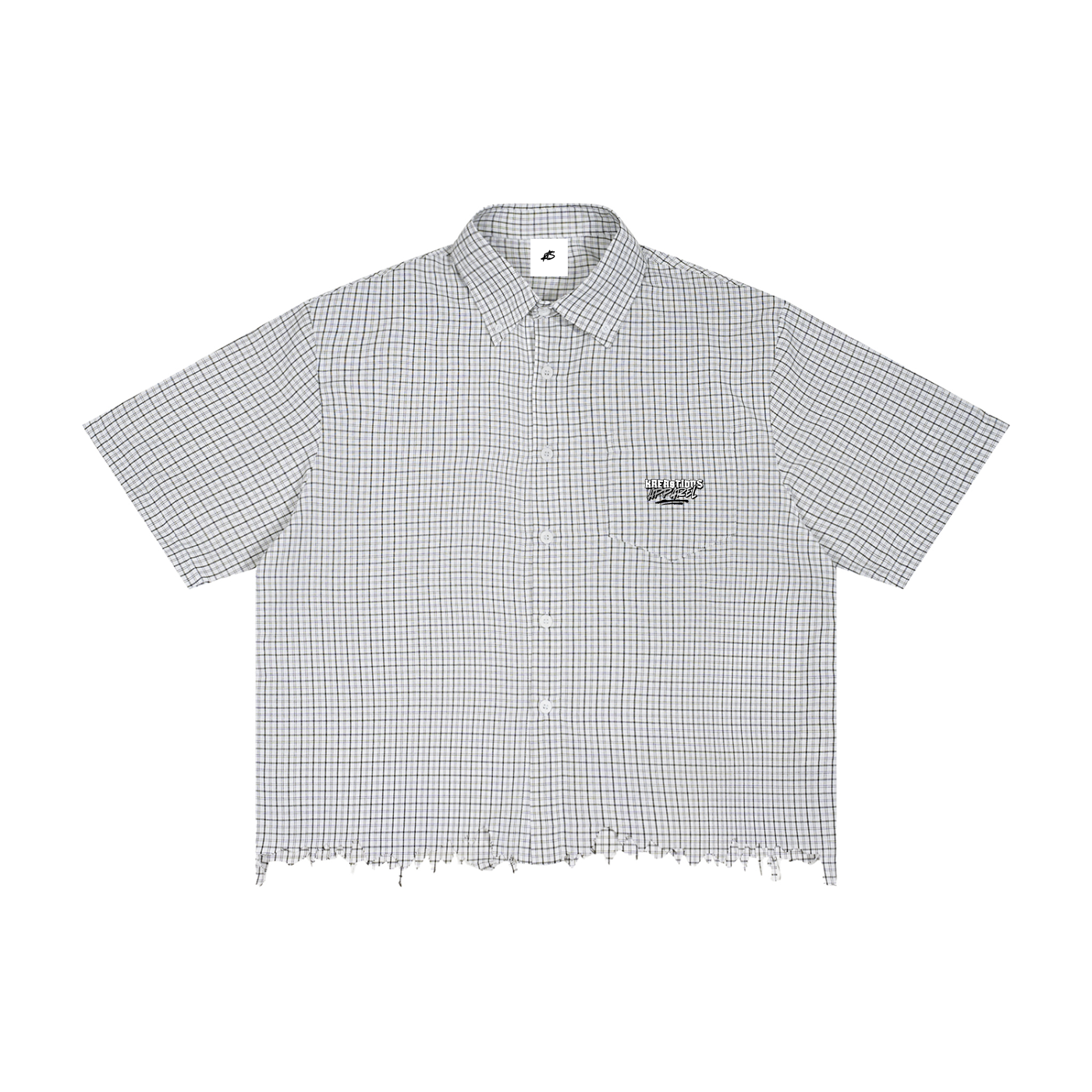 Files Overloaded Plaid Boxy Shirt
