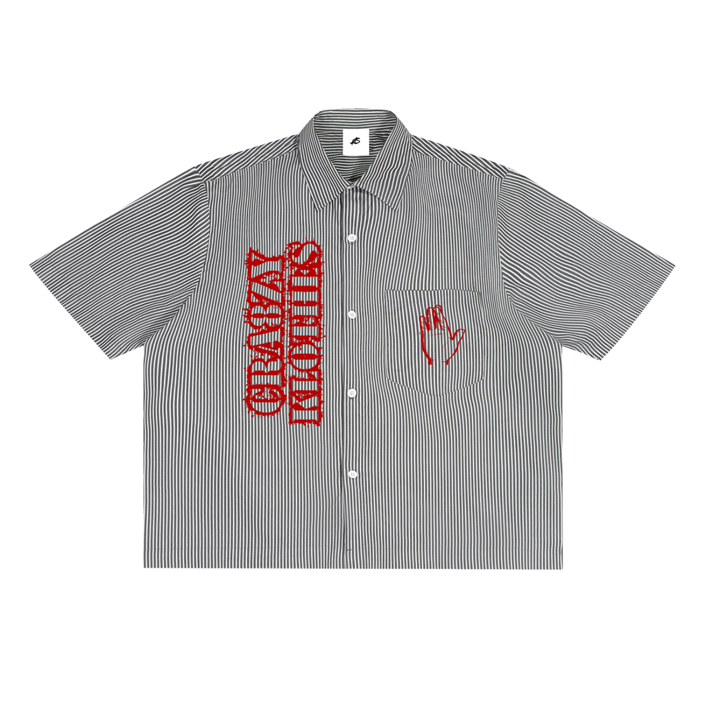 Cra8zy Klothes Stripe Boxy Shirt