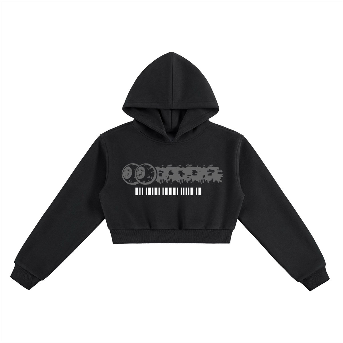 AliEn Eyes Cropped Hoodie