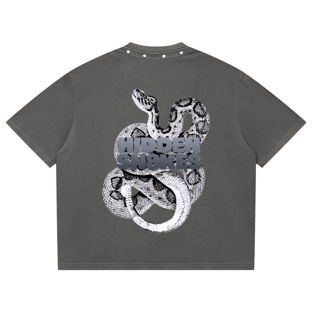 HIDDEN SNAKES Boxy Studded T-Shirt
