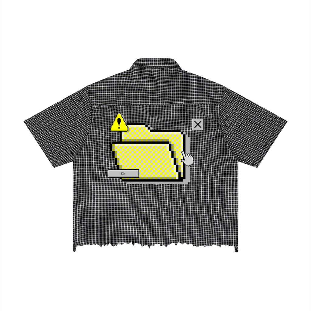 Files Overloaded Plaid Boxy Shirt