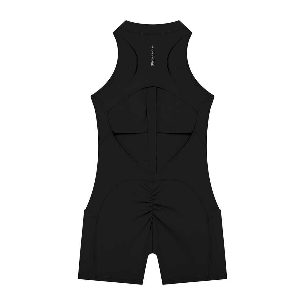 Krea8tions Women’s Quarter-Zip Romper