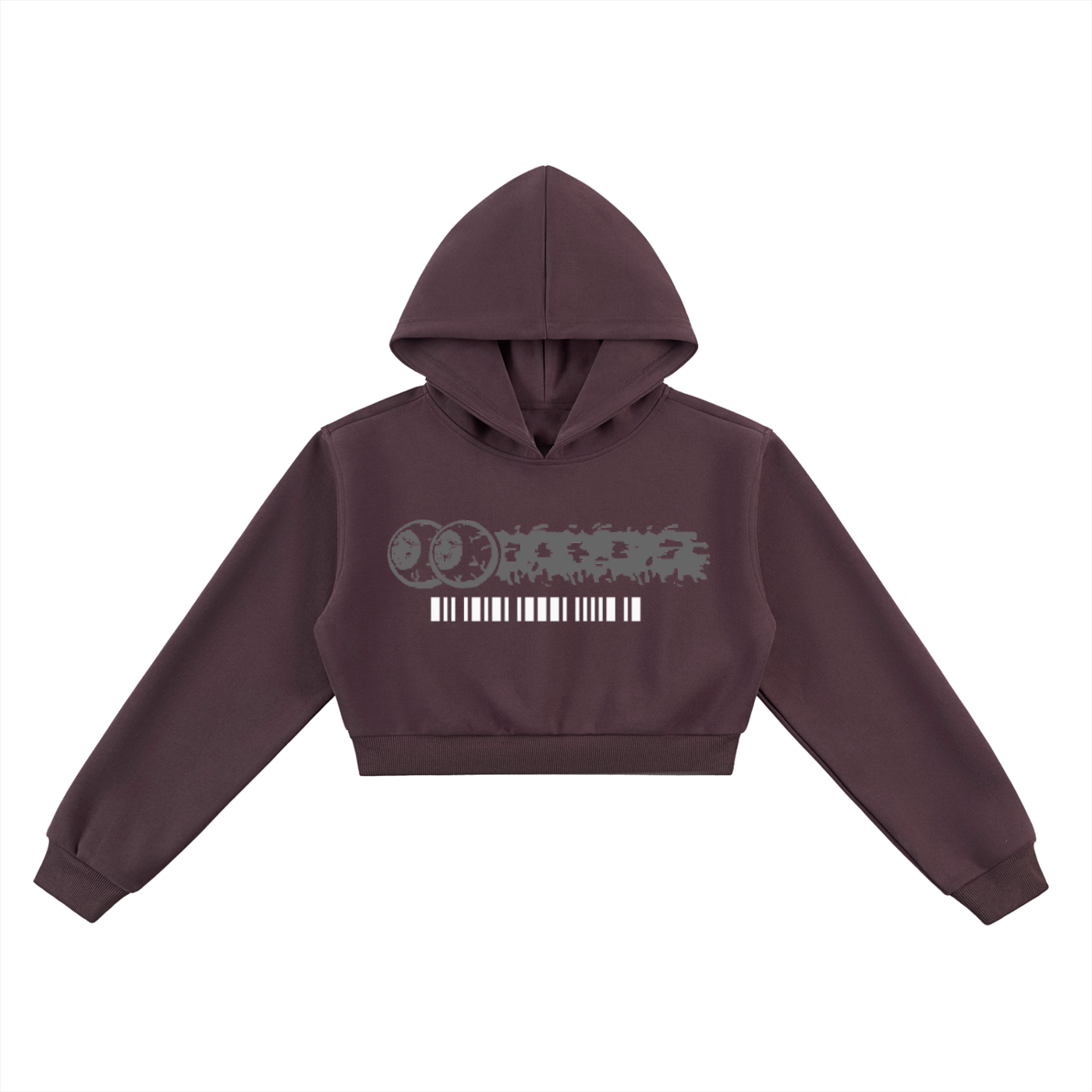 AliEn Eyes Cropped Hoodie