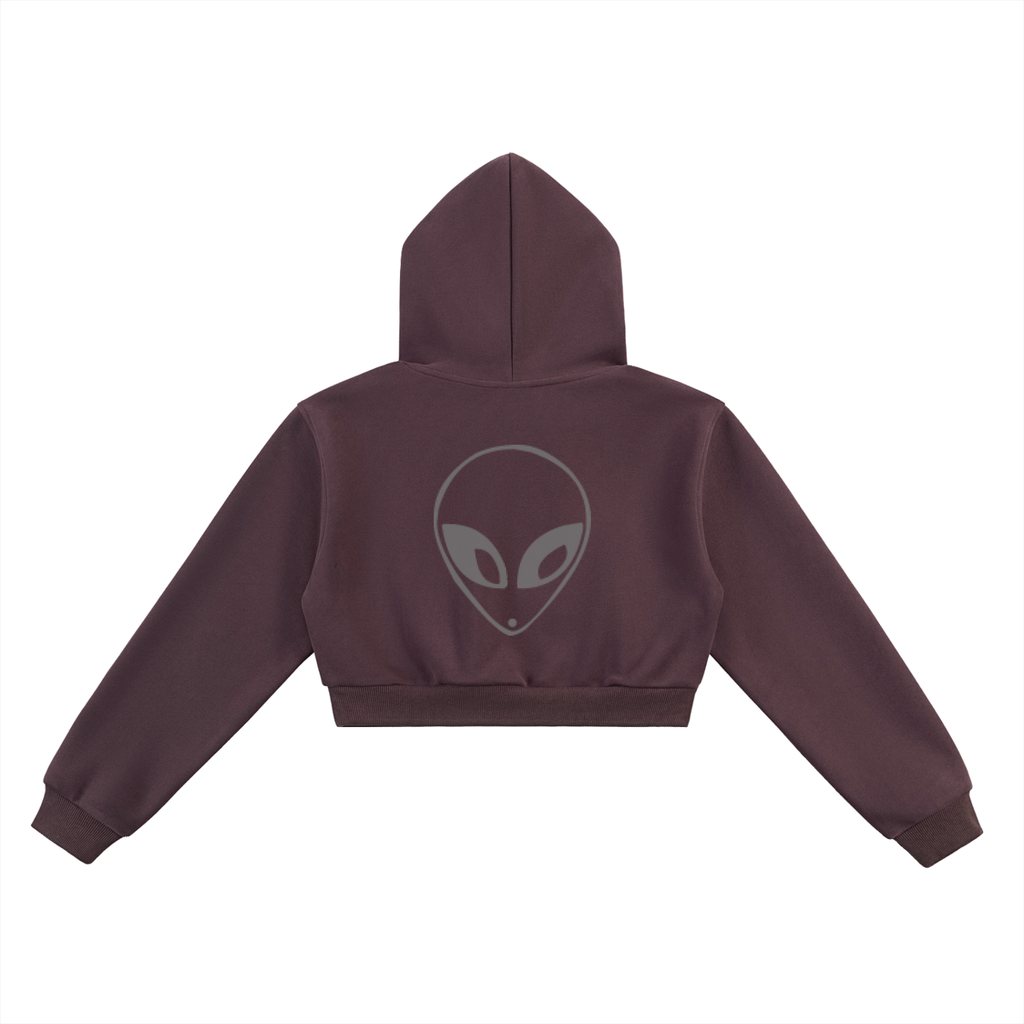 AliEn Eyes Cropped Hoodie