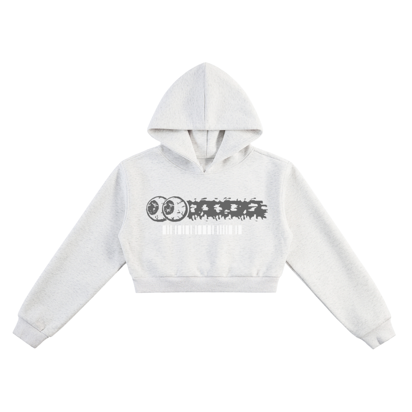 AliEn Eyes Cropped Hoodie